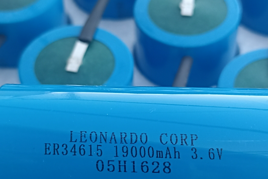 Batteria al litio da 3,6 19000 mAh. Certificata non ricaricabile 3,6 Volt al litio 19Ah
